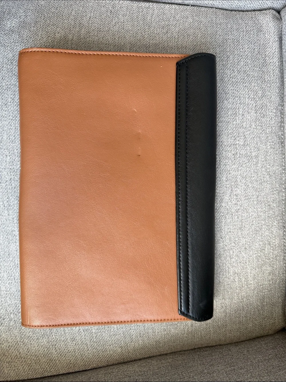 Express Envelope Clutch - Black, Cream & Brown